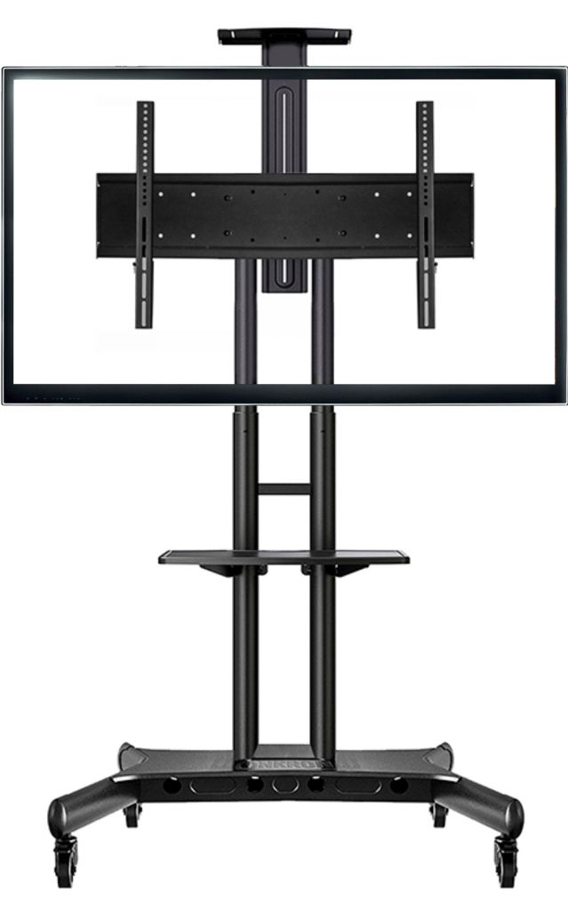 Мобильная стойка для ТВ ONKRON TS1881 чёрная 153 Мобильный стойки для