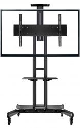 Мобильная стойка для ТВ ONKRON TS1881 чёрная
